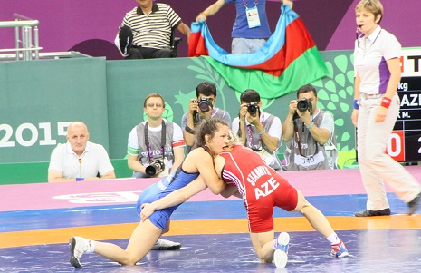 Azerbaijan wins gold medal at Baku 2015